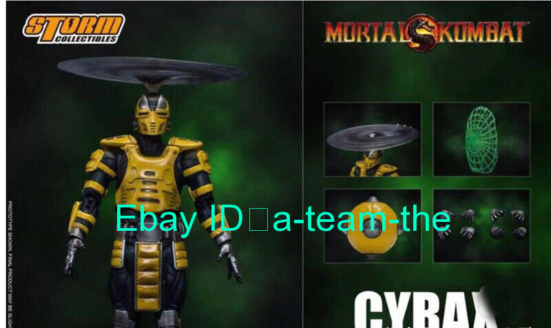 Storm Toys Mortal Combat Yellow Machine Ninja Special Ver Cyrax 1