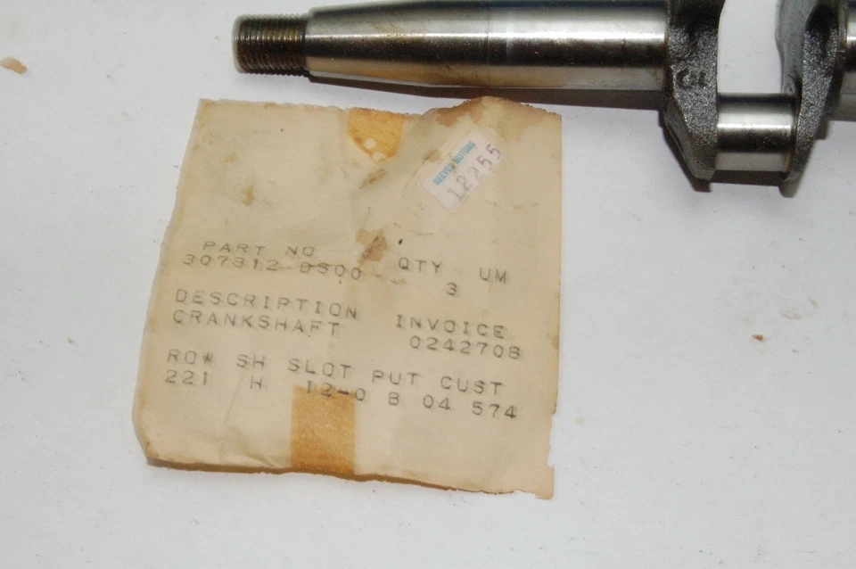 NUEVO CIGÜEÑAL GENUINO OMC 307812 0307812 fuerabordas Evinrude Johnson FÁBRICA Foto 4 de 4