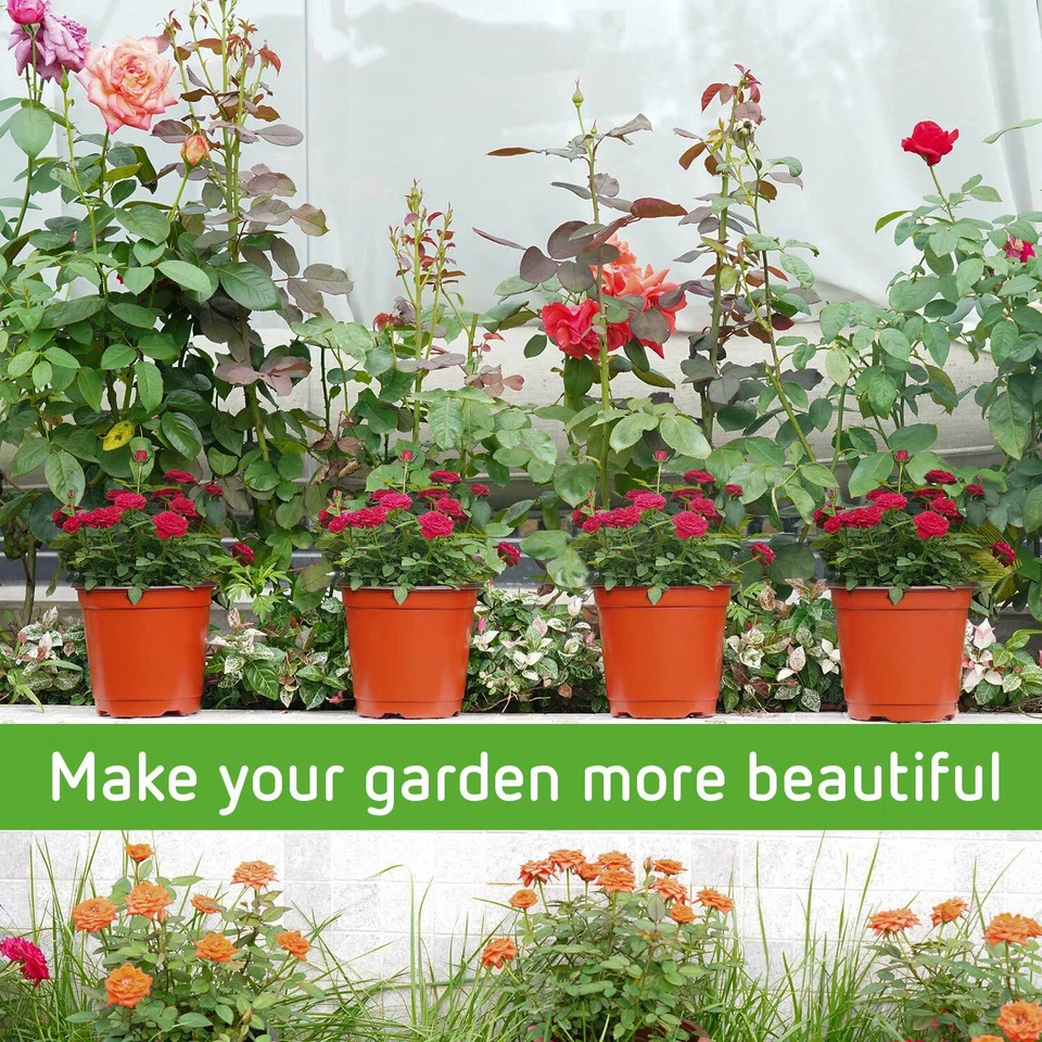 VIVOSUN 4"/6" macetas para vivero, macetas de plástico para plántulas de flores 50/100 psc Foto 3 de 4