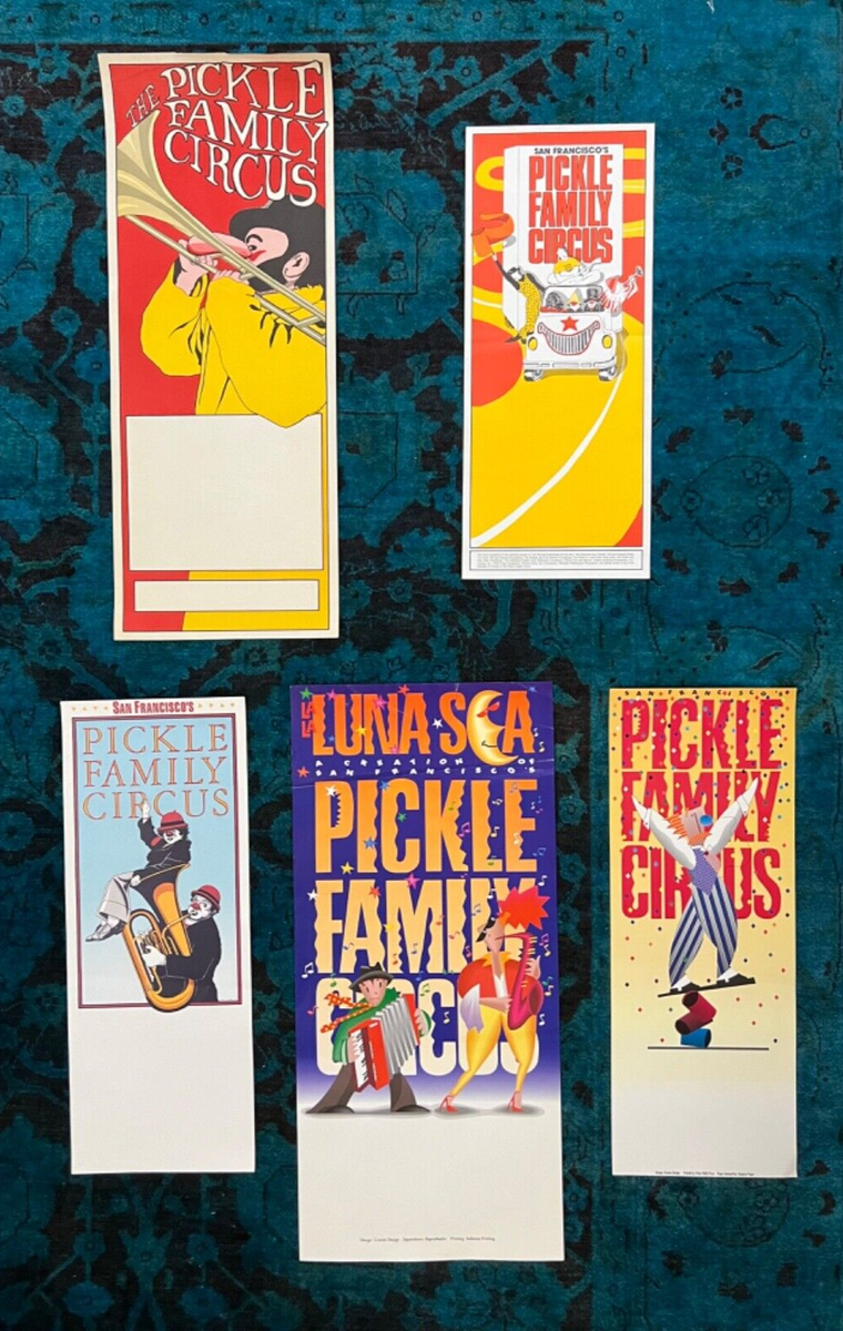 Original Posters Pickle Family Circus San Francisco California