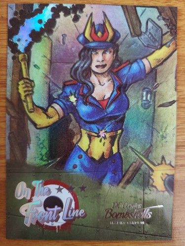 2019 DC Bombshells Series 3 III On the Front Line GOLD & RAINBOW Pick Card - Picture 14 of 15