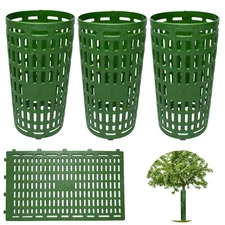 3 Pack Tree Trunk Protectors Mesh Tree Bark Protector Plant Cover Tree Guards
