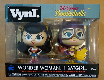 Funko Vynl DC Bombshells Wonder Woman + Batgirl