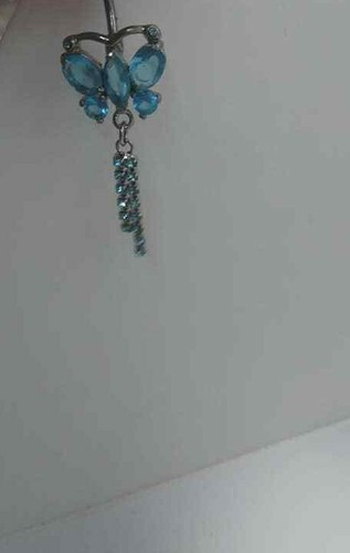 Bicchiere pendente pietra bizzarro blu bidone pancia bottone 17 stili spedizioniere statunitense - Foto 28 di 31
