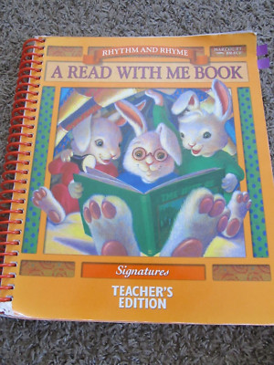Harcourt RHYTHM AND RHYME Signatures k/1 Teacher's Edition A Read With Me Book