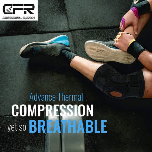 Hinged Knee Brace for Meniscus Tear: Adjustable Knee Support for Pain Stabilizer - Picture 6 of 11