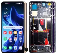 6.55" Original AMOLED For Oppo Find X5 LCD Display Touch Screen Digitizer Frame