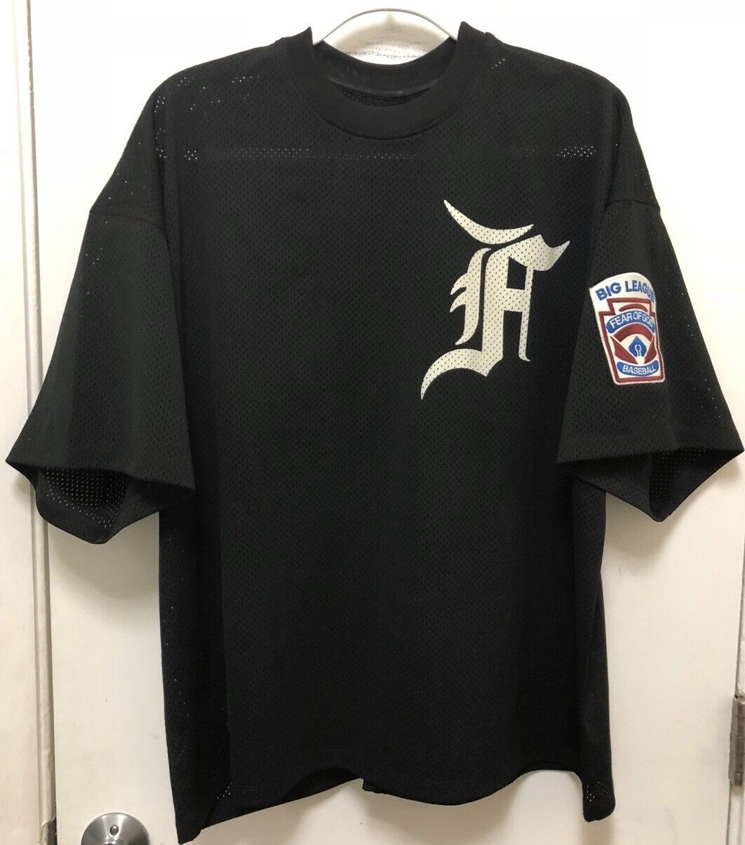 Rare FEAR OF GOD Fifth Collection Mesh Batting Practice Jersey FOG sz S