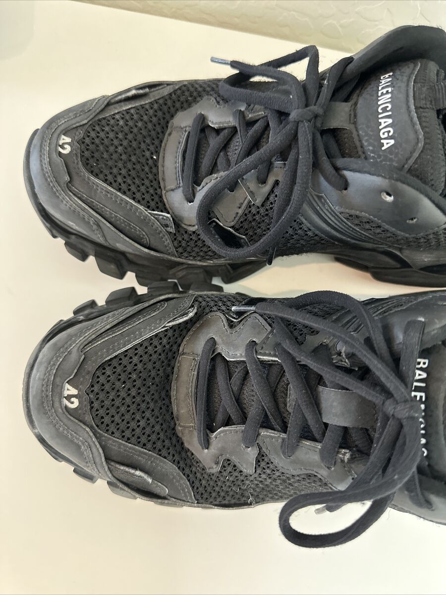 Authentic Balenciaga Track Runners Triple Black Size 9 (42 Authentic Balenciaga Track Runners Triple Black Size 9 (42