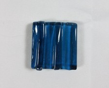 Artistic Glass Tile clear blue square  2 x 2