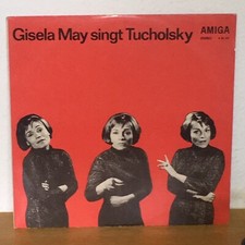 LP 12"  Gisela May singt Kurt Tucholsky Vinyl - AMIGA DDR 8 55 110