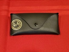 Authentic Ray-Ban Sunglasses Leather Case only - Black
