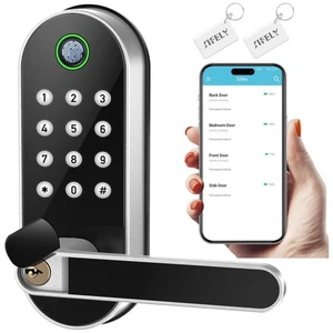 Keyless Entry Smart Lock - Fingerprint & App Control