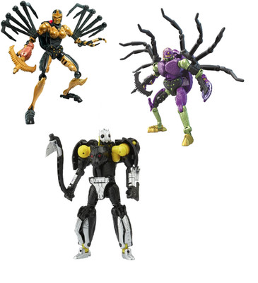 Hasbro Transformers Lot of 3 Toys: Tarantulas, Shadow Panther, Blackarachnia