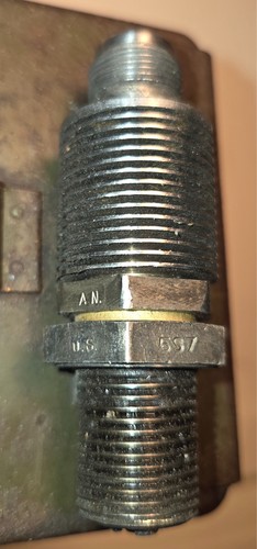 Vintage finned Bendix aircraft spark plug