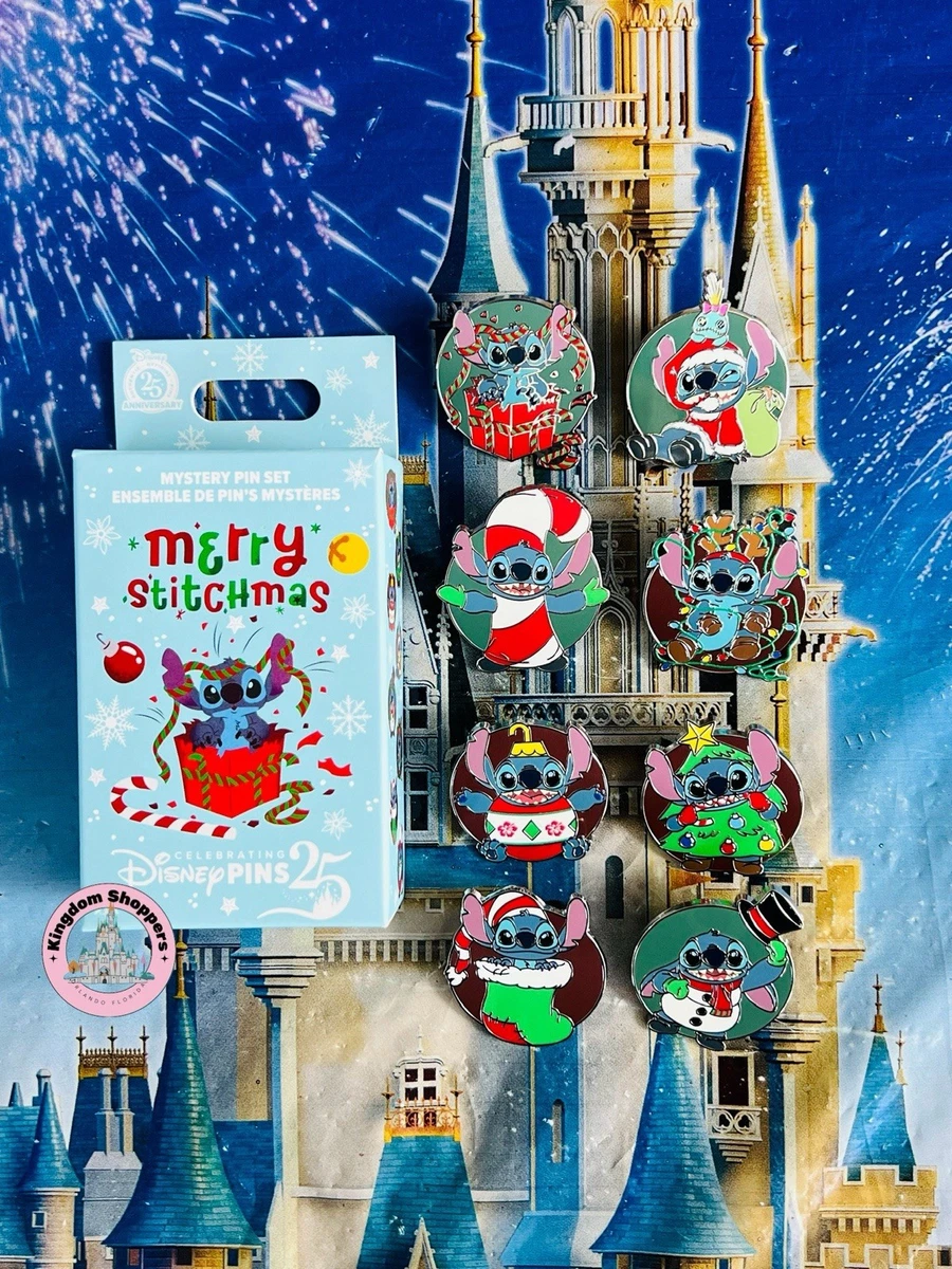 Lilo & Stitch Christmas Walt Disney World Patches & Pins (1968-Now