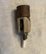 Pass & Seymour P&S Art Deco Era Porcelain Bathroom Sconce Pull Chain Socket