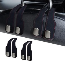 Car Seat Headrest Hooks for Purses and Bags, 2 Pack Bag Purse Holder for Car Wit
