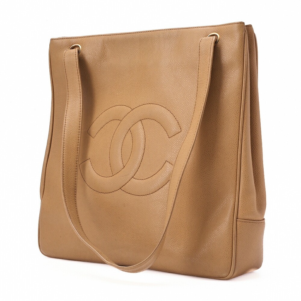 CHANEL Hive 349590 Leather Tote Bag