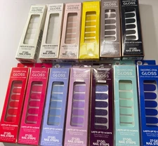 Dashing Diva Gloss Ultra Shine Gloss Gel Color Nail Strips *You Choose*