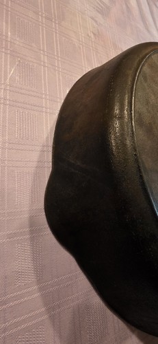 Vintage Griswold 12 S. Blocco Logo Ghisa Padella 719D, Non Stagionato Ancora NUOVO - Foto 13 di 15
