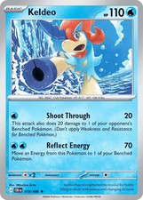 Pokemon Chaos Rising 019/086 Keldeo Reverse Holo ME04 NM