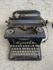 Antique L.C. Smith & Bros Typewriter No 8 Made in NY USA Vintage READ DESC thumbnail
