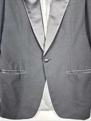 Vtg Christian Dior Monsieur Tuxedo Blazer Jacket Mens Size 36L One