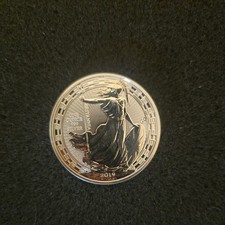2019 .999 Silver Britannia Coin Oriental Border, 1oz, in Capsule