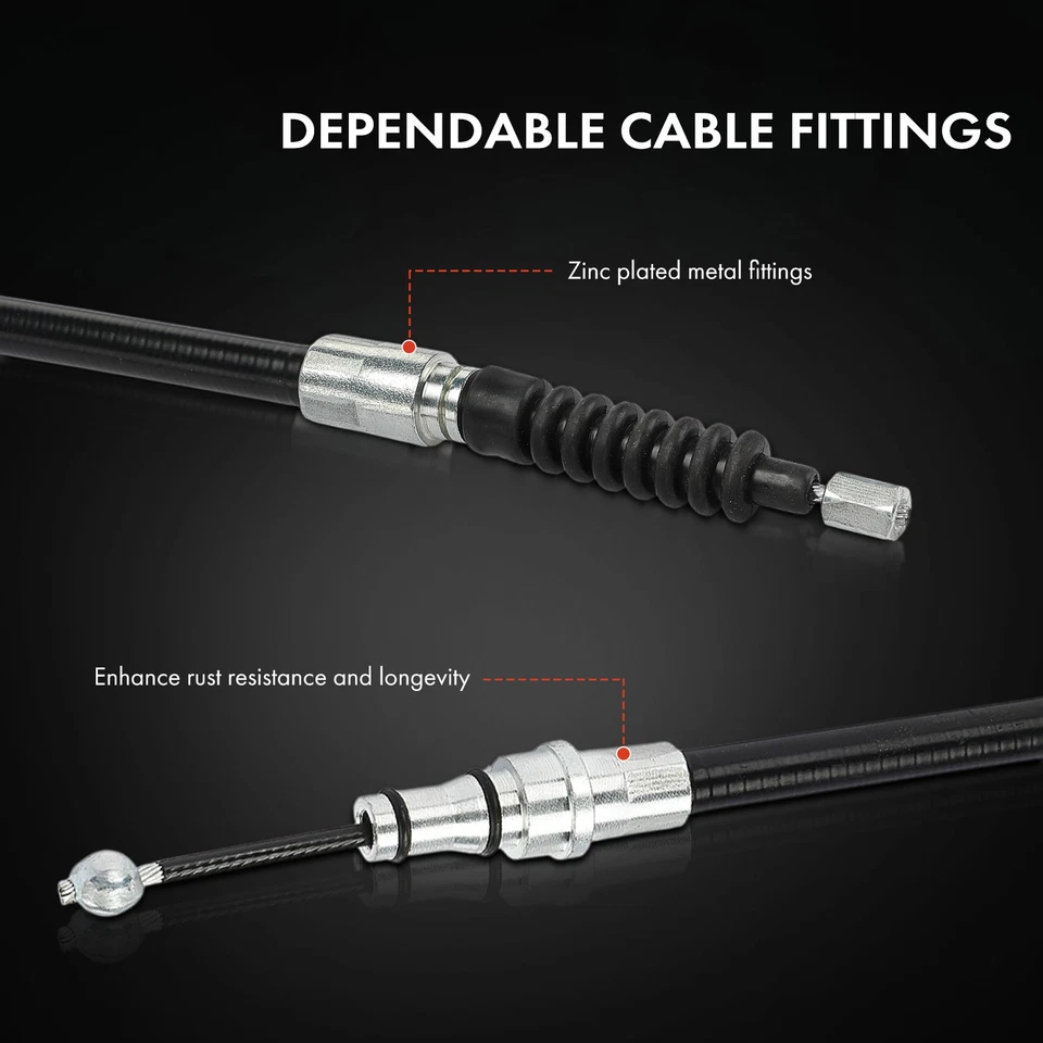 Cable freno estacionamiento lado derecho pasajero trasero para Volkswagen Passat 1998-2005 Foto 4 de 4