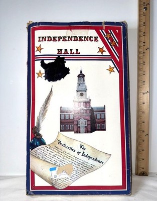 Independence Hall Wood Kit Model Gold Coast Wholesalers USA Vintage Box