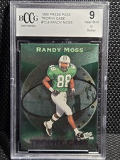 1998 Press Pass - Trophy Case Randy Moss #TC4 (RC)