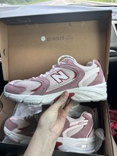 New Balance 530 Unisex Kids Sneakers Pink/White US 8 M Mesh Lace Up U5304GM