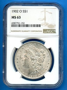 1902 O Morgan Silver Dollar MS 63 | eBay