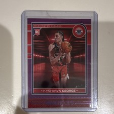 Panini 2024-25 NBA Hoops Kyshawn George Rookie Card #254 Washington Wizards