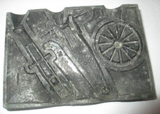 VINTAGE TOY SOLDIER LEAD MOLD CANNON ARTILLERY 6197 ORIGINAL 1930s 40s  A17