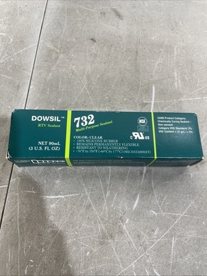 RTV 732 Clear SEALANT SILICONE 3 OZ DOW CORNING RTV732 New In Box