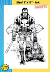 1 commission for 1 character 11"x17" by Marcio Abreu - TramaStudio