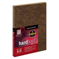 Ampersand Art Supply Hardboard Wood Painting Panel: Museum Series Hardbord, 6...