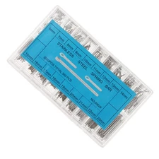 360Pcs 6-23mm Assorted Stainless Steel Watch Band Link Cotter Pin 0.9mm Bar Box
