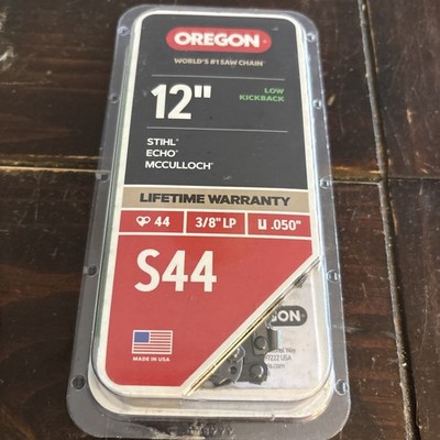 Oregon S44-21 AdvanceCut Chain for 12'' Bar - 44 Links, Fits Echo, Stihl & More