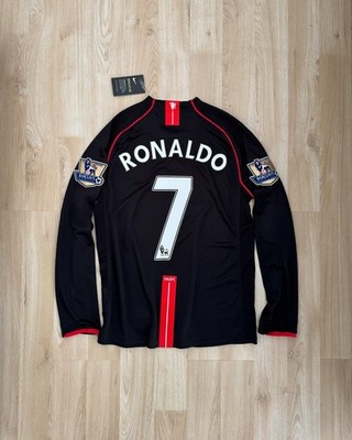 Manchester United 2007 2008 Away Long Sleeve jersey   Cristiano Ronaldo #7