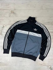 Vintage Adidas Track Jacket 00s Balenciaga Style Y2K Men Size S Black
