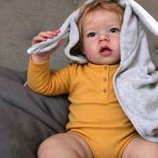 Anano Full Silicone Baby Doll 20 Inch Reborn Baby Dolls Silicone Full Body Girl,