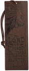Christian Art Gifts Premium Vegan Faux Leather Scripture Bookmark for Men: The L