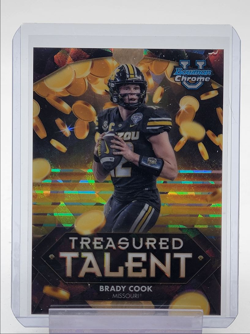 BRADY COOK 2024 BOWMAN U CHROME SAPPHIRE TREASURED TALENT SP #TT-6 Q3126