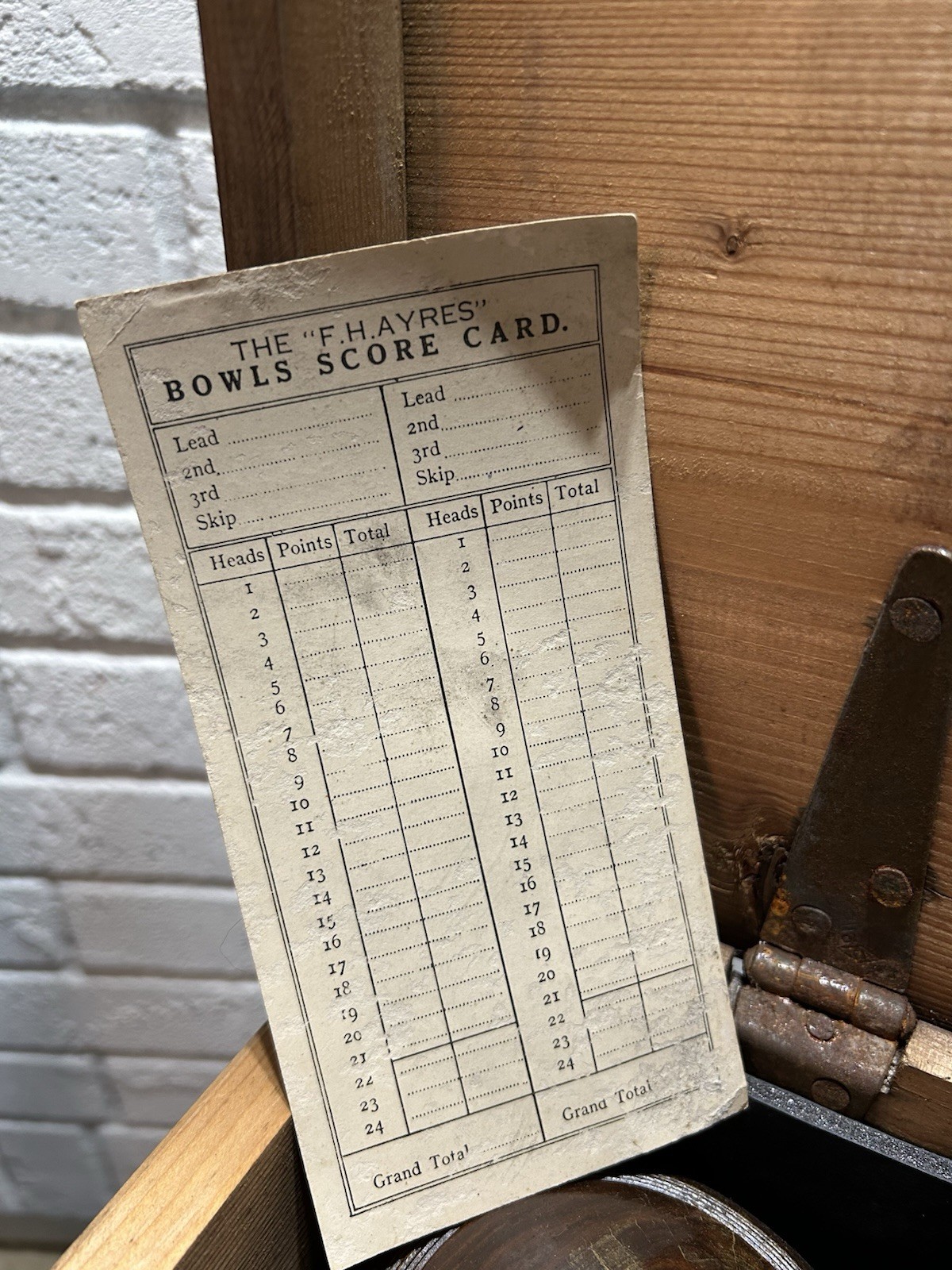 Bocce Ball Game Set 8 Complete Original F.H. Ayres LTD. Abercrombie & Fitch