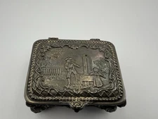 1896 Shore Acres 5th Ave Theatre NY Silver Box Henry C. Miner & James A. Herne