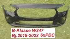orig. Mercedes W247 B-Klasse Stoßstange vorne schwarz 2018-22 Tourer 6xPDC