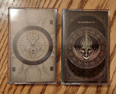 Blackbraid I & Blackbraid II - Cassettes - Black Metal Lot of 2 Tapes